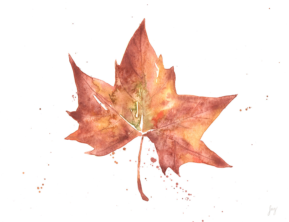 leaf-watercolor